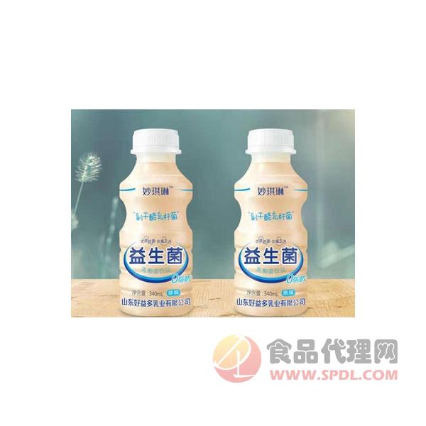 妙琪琳益生菌原味乳酸菌饮品340ml