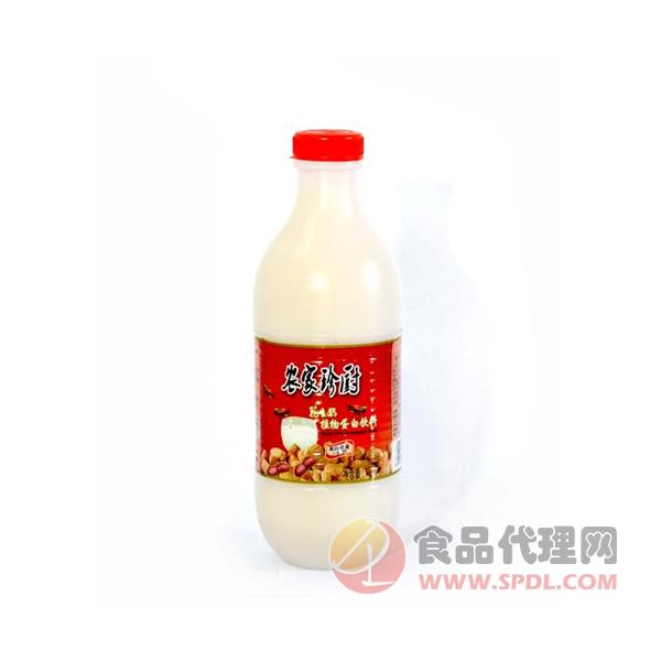 农家珍厨花生牛奶（红标）复合蛋白饮料1L