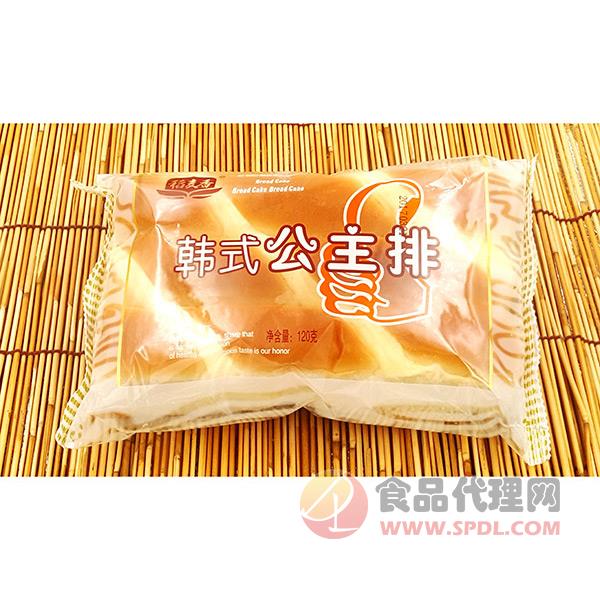 稻麦香韩式公主排面包120g
