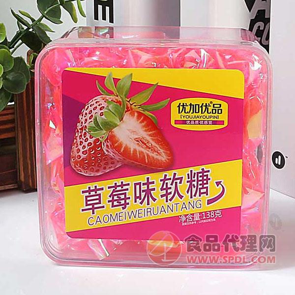优加优草莓味软糖138克
