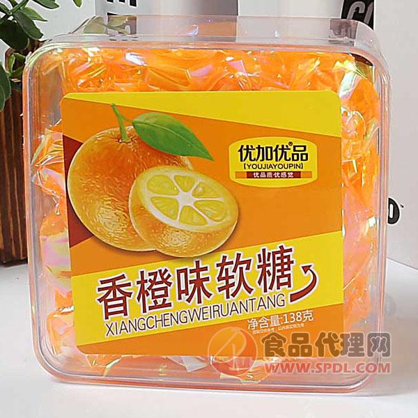 优加优香橙味软糖138克