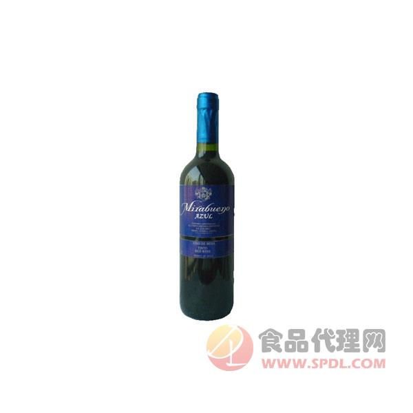 蓝标米拉布诶诺红葡萄酒瓶装