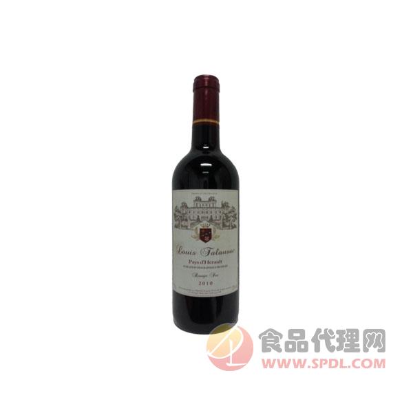 路易达朗萨克红葡萄酒2010瓶装