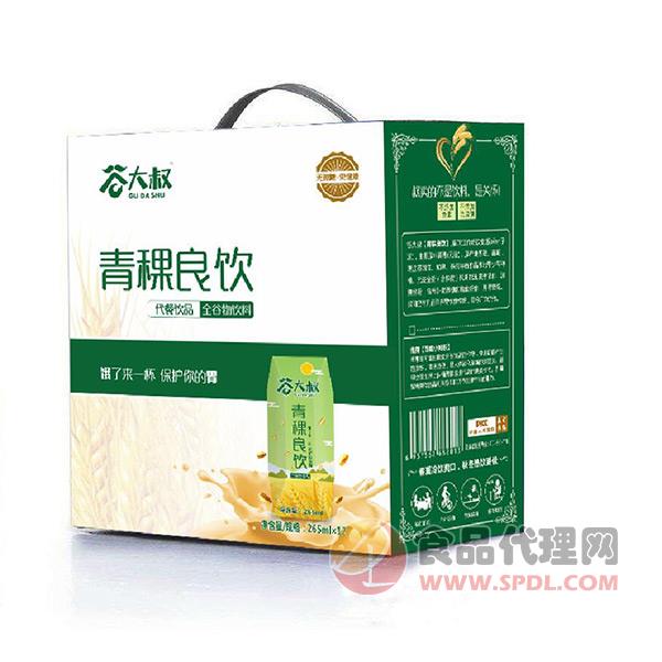 味巴哥青稞良饮礼盒265mlx12听