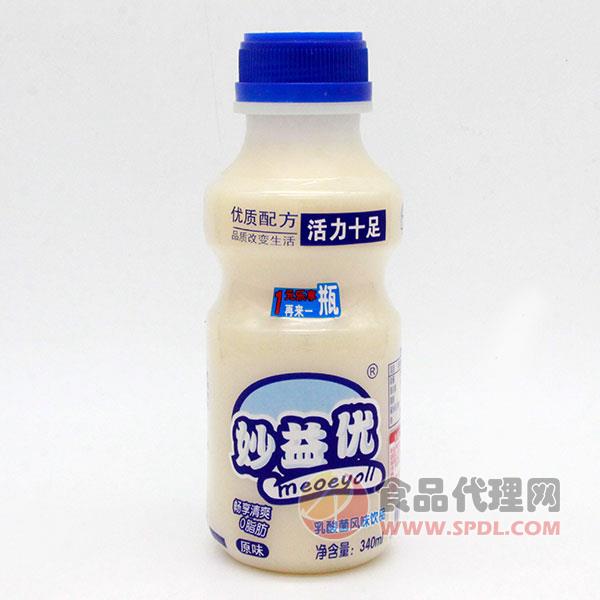 妙益优乳酸菌风味饮品原味340ml