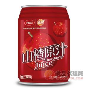 正劲山楂汁果汁饮料240ml