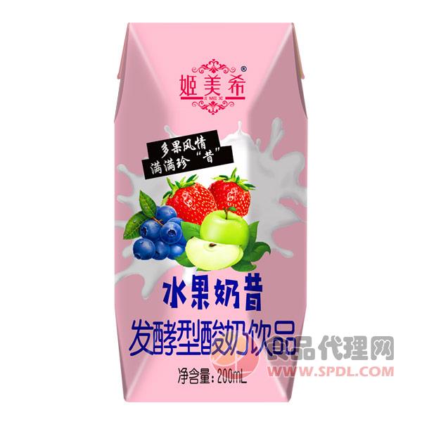 姬美希水果奶昔发酵型酸奶饮品200ml