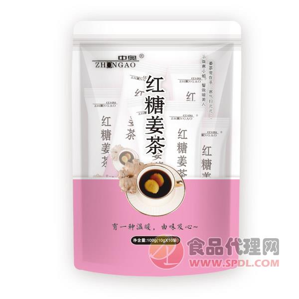 中奥红糖姜茶100g