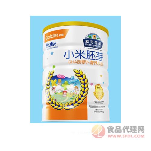 精灵蓓蓓DHA胡萝卜小米胚芽营养米粉500g