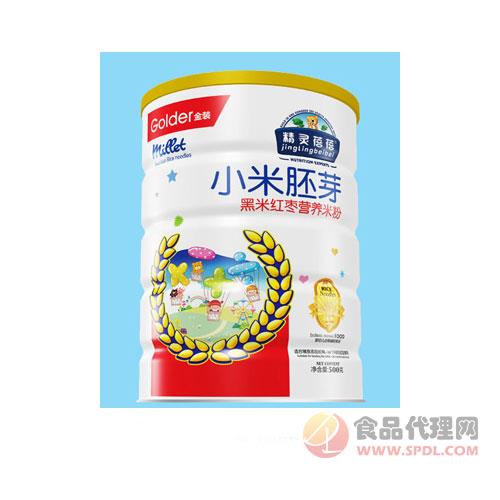 精灵蓓蓓黑米红枣小米胚芽营养米粉500g