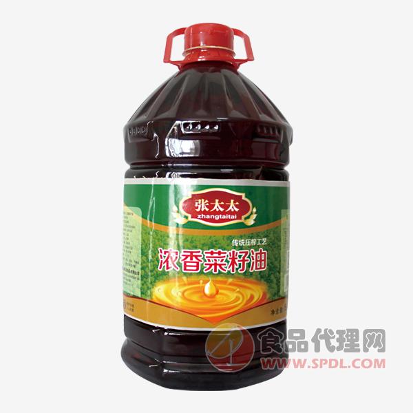 张太太浓香菜籽油5L