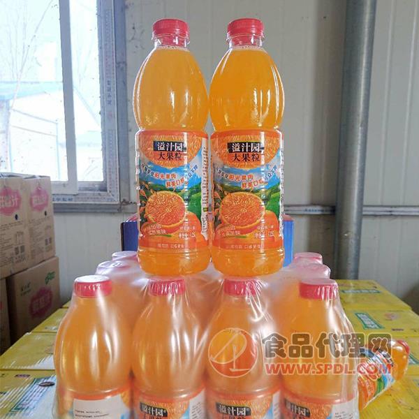 溢汁园大果粒橙汁饮料瓶装