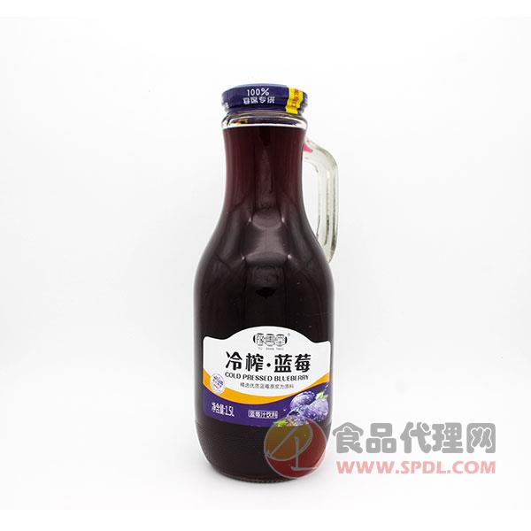 豫善堂冷榨蓝莓汁饮料1.5L