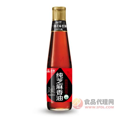 众信5105纯芝麻香油405ml