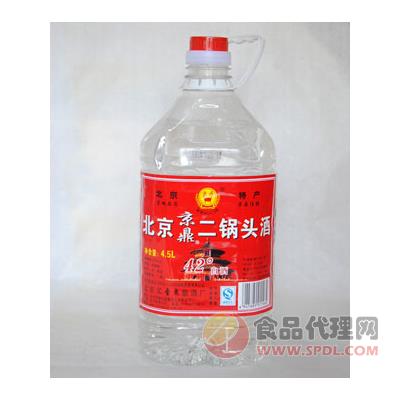 北京京鼎42度4.5L桶二锅头酒