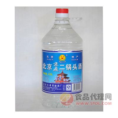 北京京鼎56度4.5L桶二锅头酒