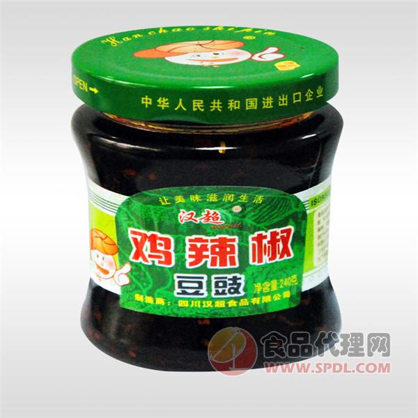 汉超鸡辣椒豆豉240g