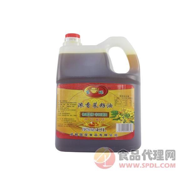 国琛菜籽油4.5l