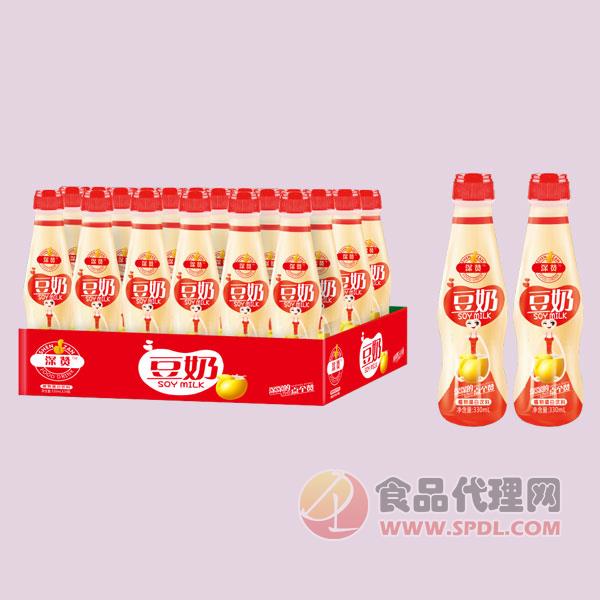 深赞豆奶植物蛋白饮料330mlx24瓶