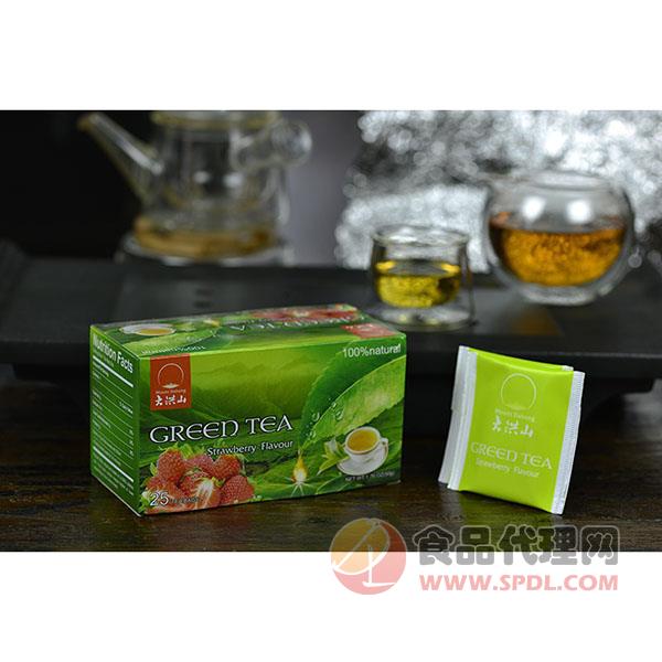 中兴草莓绿茶盒装