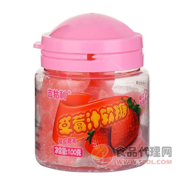 吉牯利草莓汁软糖100g