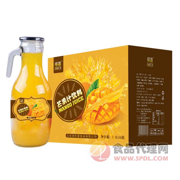 啄喜芒果汁饮料1.5Lx6瓶