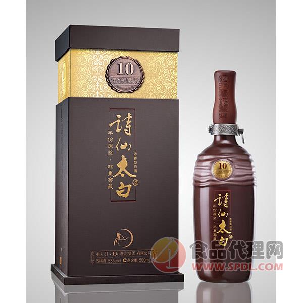 诗仙太白年份原浆?10-53度500ml