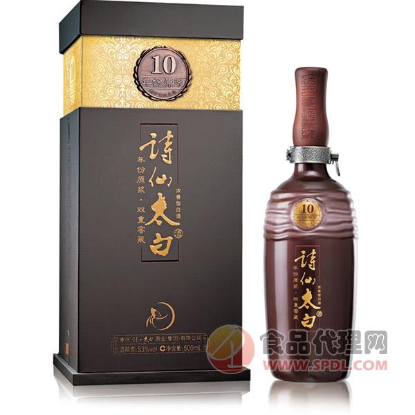 诗仙太白-年份原浆10年53度500ml