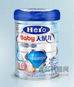 Hero Baby天赋力较大婴儿配方奶粉2段罐装