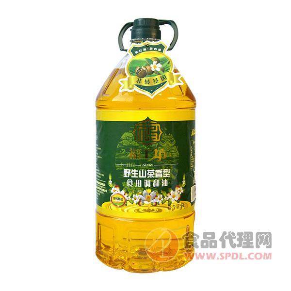 福工坊野生山茶香型食用调和油5L