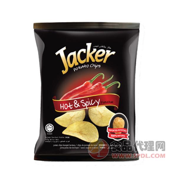 杰克薯片袋装香辣味60G
