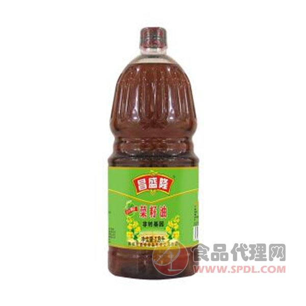 昌盛隆菜籽油瓶装1.8L