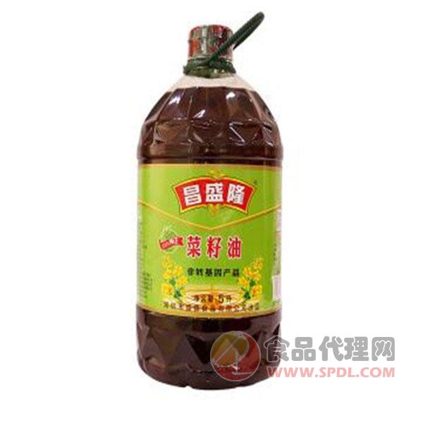 昌盛隆菜籽油瓶装5L