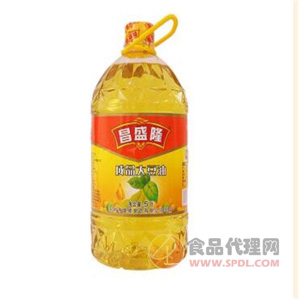 昌盛隆成品大豆油5L