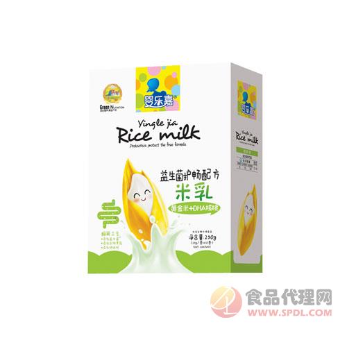婴乐嘉益生菌护肠配方米乳黄金米DHA核桃250g