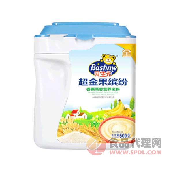 贝生元超金果香蕉燕麦营养米粉500g