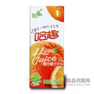 哈趣橙汁果汁250ml