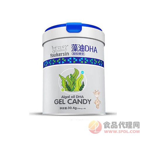 优可欣藻油DHA凝胶糖果30.4g