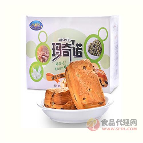 小财主绿豆千层酥面包1Kg