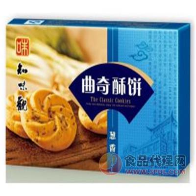 知味观曲奇酥饼葱香味150g
