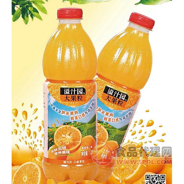 溢汁园大果粒橙味饮料1.25L