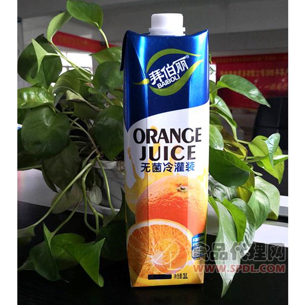 拜伯丽橙汁饮料1L