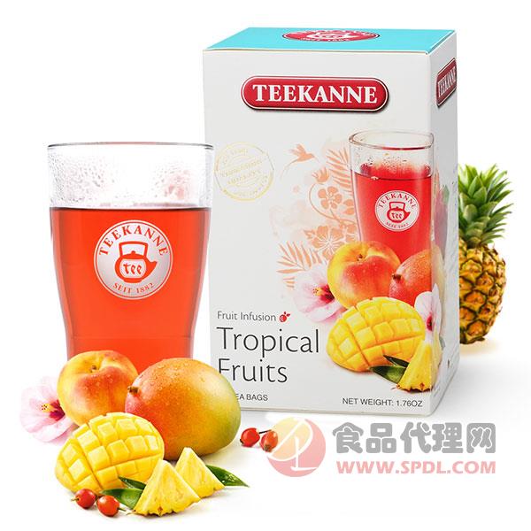 TEEKANNE热带杂果味水果茶盒装