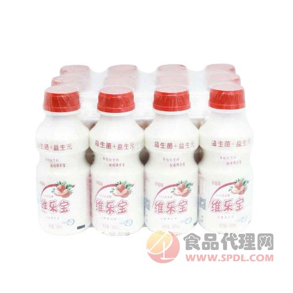 维乐宝乳酸菌饮品草莓味340mlx12瓶