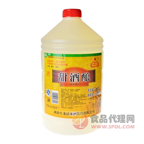 生龙甜酒酿米酒汁2.1L