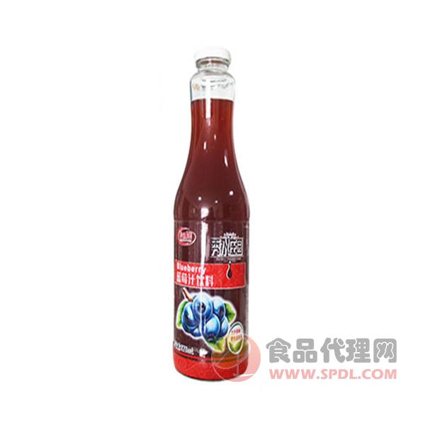 秀水庄园蓝莓汁828ml
