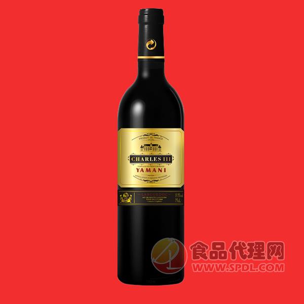 亚玛妮查理三世干红葡萄酒750ml