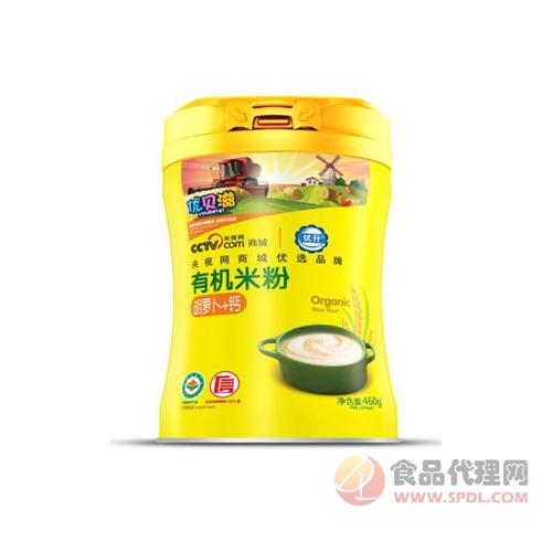 优贝滋胡萝卜_钙有机米粉460g