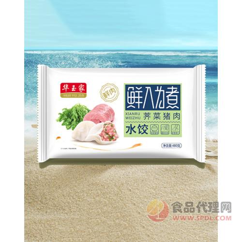 华玉家荠菜猪肉水饺480g
