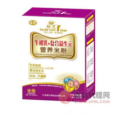 雅芝牛初乳+复合益生元营养米粉250g